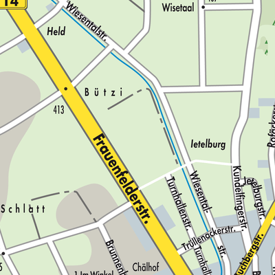 Stadtplan Schlatt (TG)