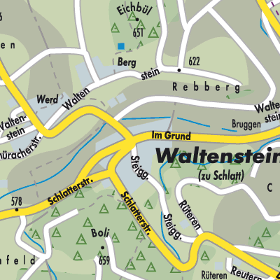 Stadtplan Schlatt (ZH)