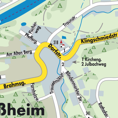 Stadtplan Schleißheim