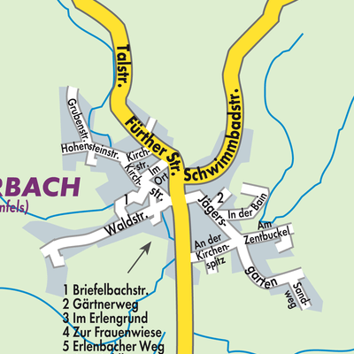 Stadtplan Schlierbach