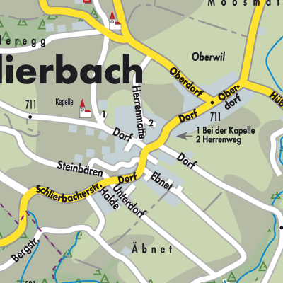Stadtplan Schlierbach