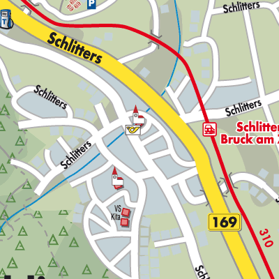 Stadtplan Schlitters