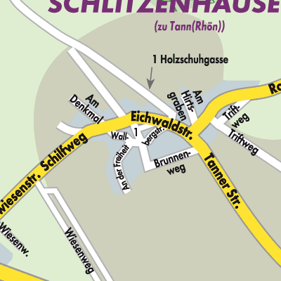 Stadtplan Schlitzenhausen