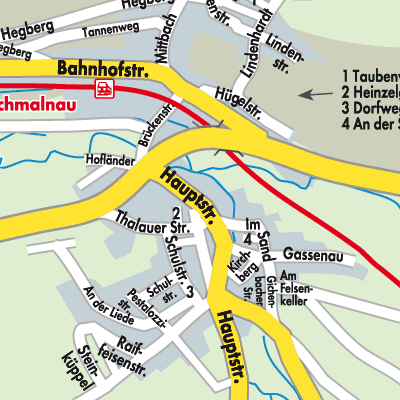 Stadtplan Schmalnau