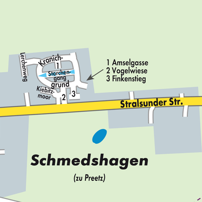 Stadtplan Schmedshagen