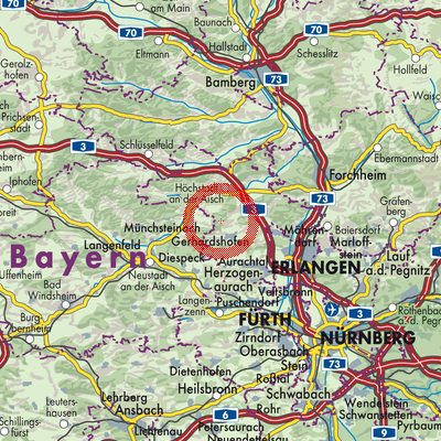Landkarte Schmiedelberg