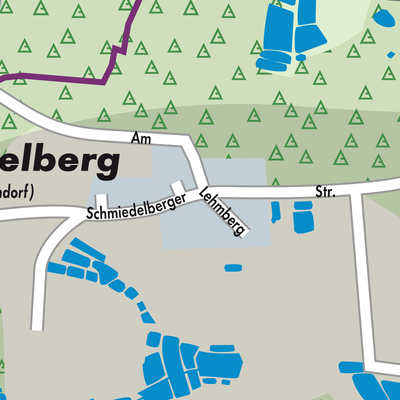 Stadtplan Schmiedelberg