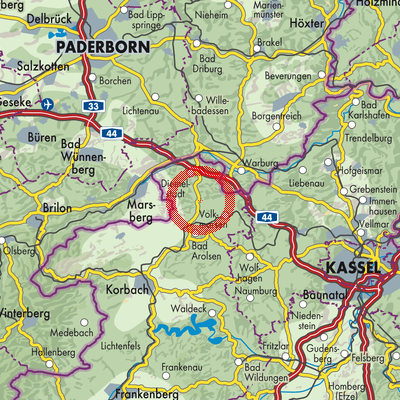 Landkarte Schmillinghausen