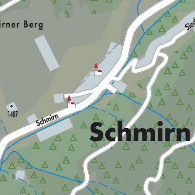 Stadtplan Schmirn