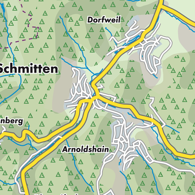 Übersichtsplan Schmitten im Taunus