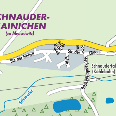 Stadtplan Schnauderhainichen