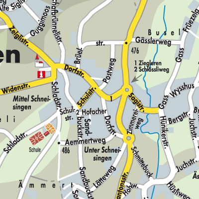 Stadtplan Schneisingen