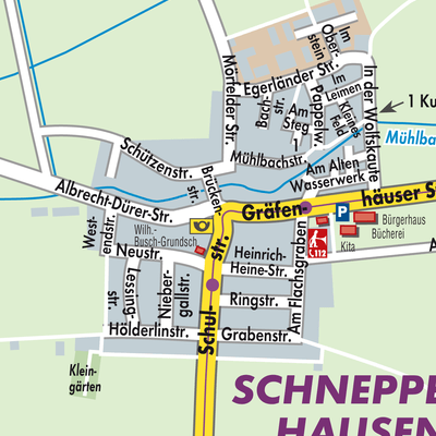 Stadtplan Schneppenhausen
