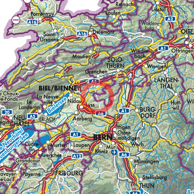 Landkarte Schnottwil