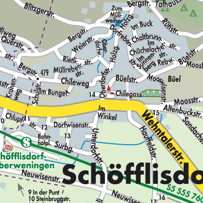 Stadtplan Schöfflisdorf