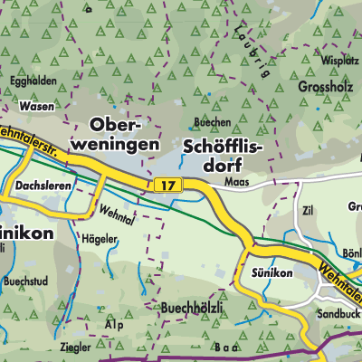 Übersichtsplan Schöfflisdorf
