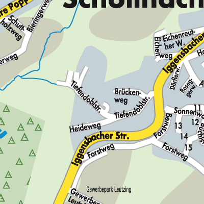 Stadtplan Schöllnach (VGem)