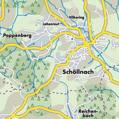 Übersichtsplan Schöllnach (VGem)