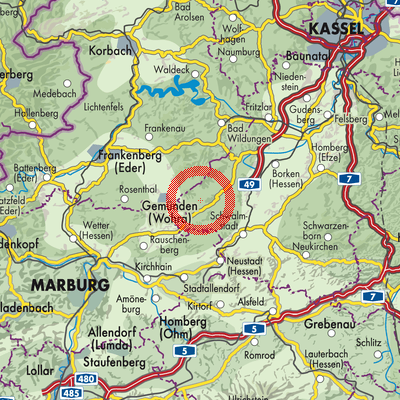 Landkarte Schönau