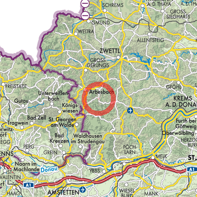 Landkarte Schönbach