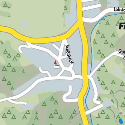 Stadtplan Schönbach