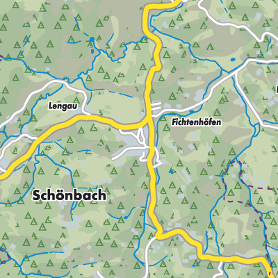 Übersichtsplan Schönbach