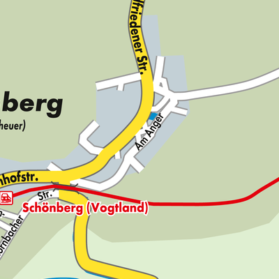 Stadtplan Schönberg