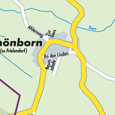 Stadtplan Schönborn