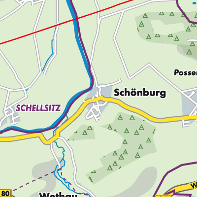 Übersichtsplan Schönburg