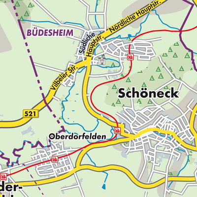 Übersichtsplan Schöneck