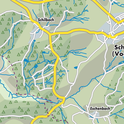 Übersichtsplan Schöneck/Mühlental