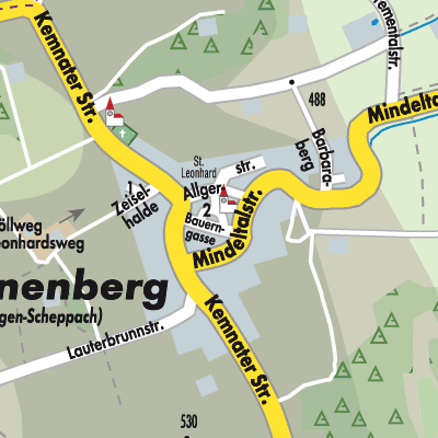 Stadtplan Schönenberg