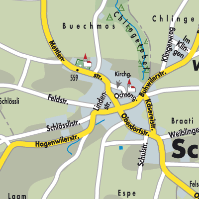 Stadtplan Schönholzerswilen