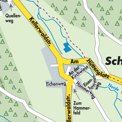 Stadtplan Schönstein