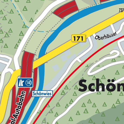 Stadtplan Schönwies
