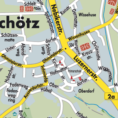 Stadtplan Schötz