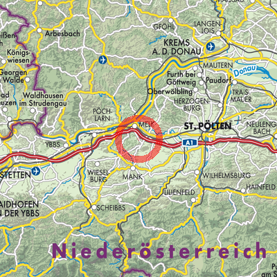 Landkarte Schollach