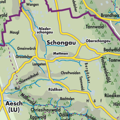 Übersichtsplan Schongau