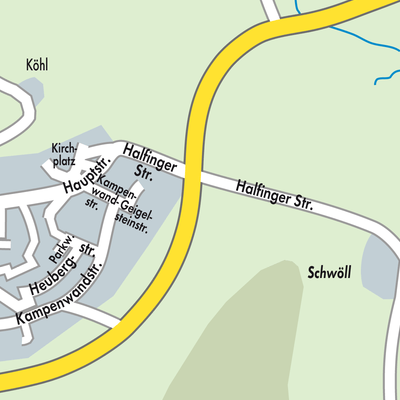 Stadtplan Schonstett