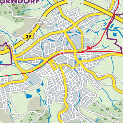 Übersichtsplan Schorndorf