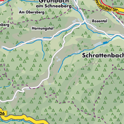 Übersichtsplan Schrattenbach