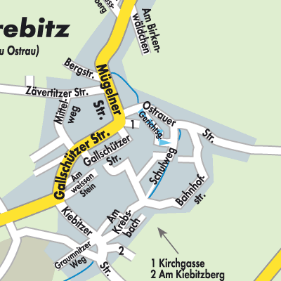 Stadtplan Schrebitz