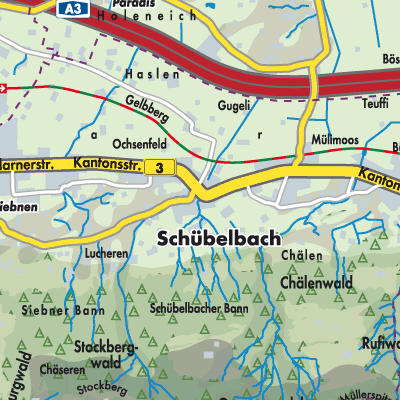 Übersichtsplan Schübelbach