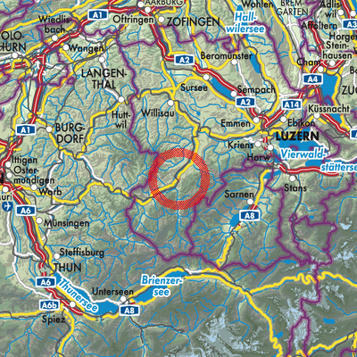 Landkarte Schüpfheim