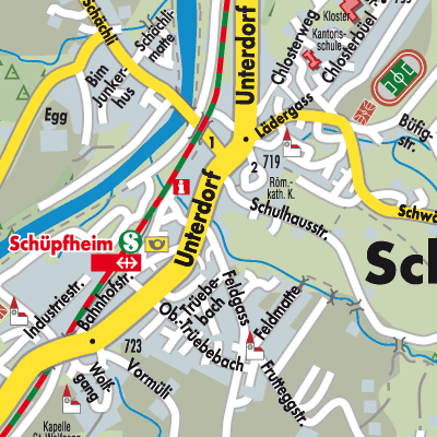 Stadtplan Schüpfheim