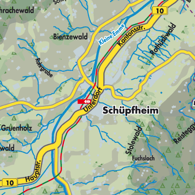 Übersichtsplan Schüpfheim