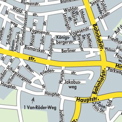 Stadtplan Schutterwald