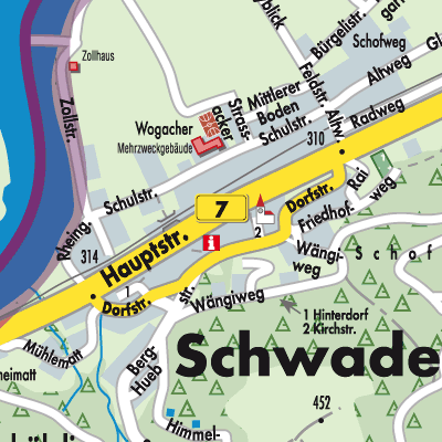 Stadtplan Schwaderloch