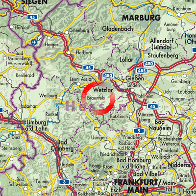 Landkarte Schwalbach