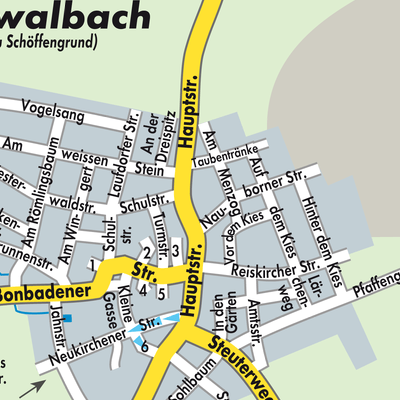 Stadtplan Schwalbach